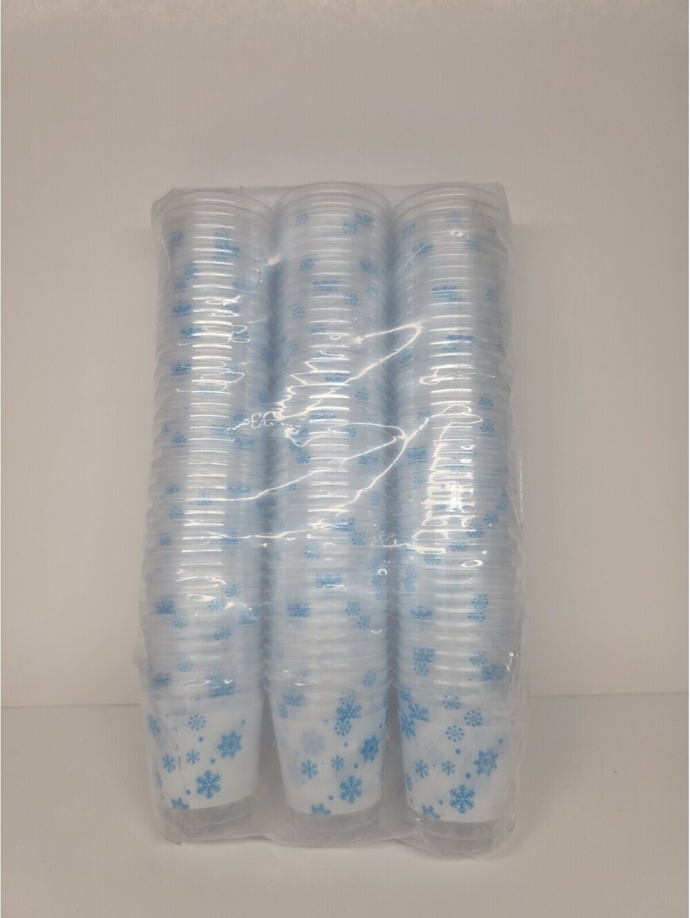 1.5oz Snowflake Shot Cups Disposable Plastic Glasses Bomber Shooter Wine